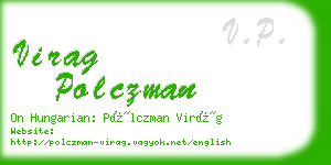 virag polczman business card